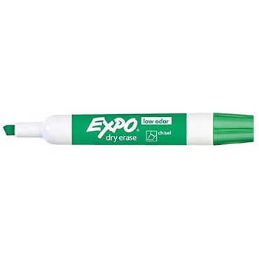 Dry Erase Marker Chisel Tip - Green